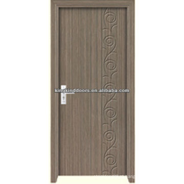 Porta de madeira de MDF barato JKD-M690 com PVC Fimed